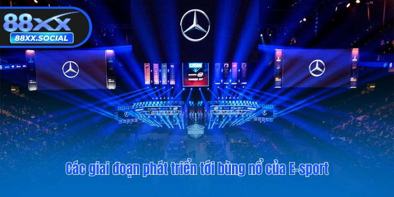 Các giai đoạn phát triển tới bùng nổ của E-sport