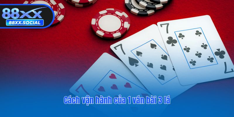 Cách vận hành của 1 ván bài 3 lá