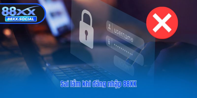 Sai lầm khi đăng nhập 88XX